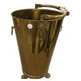 17"h brass umbrella bucket