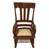 Antique Mission Style Oak Rocker