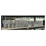 Large Set of Gorham Crystal Glassware
