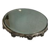 Mirror Vanity Plateau 14"dia