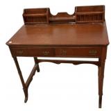 VTG Sheraton Writing desk 29"h., 36"w., 20"d