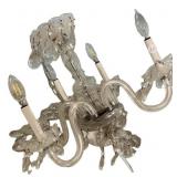 21" Crystal 6 Arm Chandelier