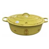 Dru Holland 10" enameled cast iron Dutch oven