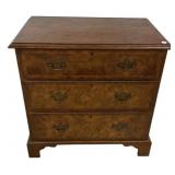 Baker Furniture Georgian Three Drawer Chest 30"h.