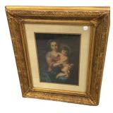 Reproduction of "Madonna and Child" by Spanish B