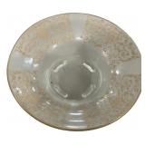 12" VTG Rose Point Glass Console Bowl