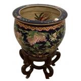 Chinese Porcelain Planter 13"h