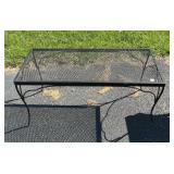 Wrought Iron rectangle Coffee Table