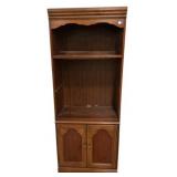 Oak Pressed Wood Bookcase 77"h., 30"w, 16"d