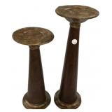 21"h Ceramic Designer Candle Sticks