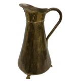 25" Brass Large Footed Pitcher