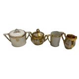 Porcelain Creamers and Sugars