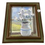 Signed A Reilly Painting of Still Life 13"h., 11"