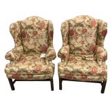 Pair of Sherrill Upholstered Arm Chairs