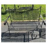 Wrought Iron Garden Bench