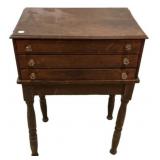 Stool Sewing Cabinet 30"h., 21"d