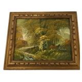 10"h., 12"w Signed Landscape Painting