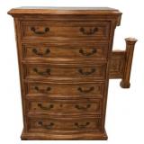 Bassett Furniture Tall Chest of Drawers 60"h., 42