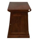 Pier 1 pyramid pedestal end table 30"h., 16"w