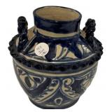 7"h Hecho En Mexico Lamora Blue With Twisted Hand