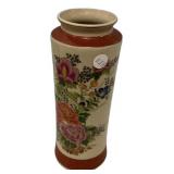 Japan Satsuma Style with Floral Motif 12" Vase