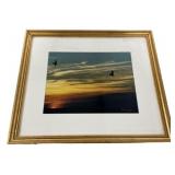 18"h., 22"w Signed Photograph