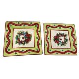 8" Gail Pittman Christmas Plates
