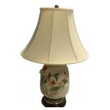 Modern Crackle Ceramic Vase Lamp 27"h