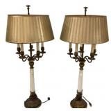 Pair of Stiffel Table Lamps 34"h
