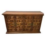 Spanish style credenza 37"h., 64"w., 20"d