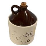 VTG Ceramic Cookie Jug 10"h