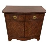 Federal Style Mahogany Console Cabinet 32"h., 34"
