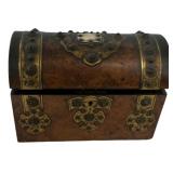 Modern Decorative domed keepsake box 7"h. 9"w