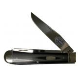 Case 10254 SS BlK Silver Harley Davidson Trapper F