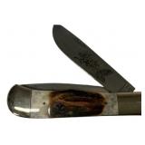 Parker K77 Second Cut Stag Folding Knife