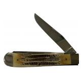 Case 6.5254 SS Stag Trapper Folding Knife