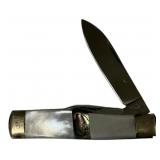 1981 Taylor Cutlery Elk Horn Folding Knife