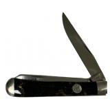 Queen Cut Yellowhorse Two Blade Folding Knife