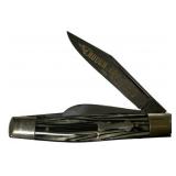 Fight Rooster 1986 Rough Cut Folding Knife