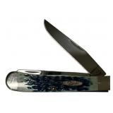 Case 6254 SS Rough Blac Trapper Folding Knife