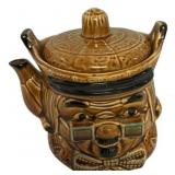 Ceramic Character Face Teapot w/ Lid
