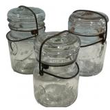 Vintage Double Safety Canning Jars (3)