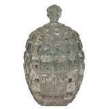 Cut Glass Lidded Candy Jar