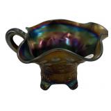 Carnival Glass Ruffled Creamer