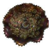 Northwood Good Luck Carnival Glass Bowl