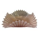 Pink Depression Glass Sunburst Bowl