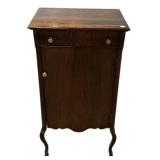 38"h., 20"w Early 20th Century Music Cabinet