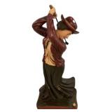 Plastic Lady Statue Playing Golf