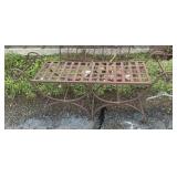 Wrought iron Bench