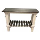 Rustic kitchen island